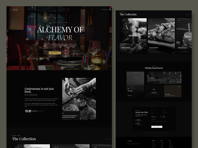 Luxury Restaurant - Landing Page Template | Komposo